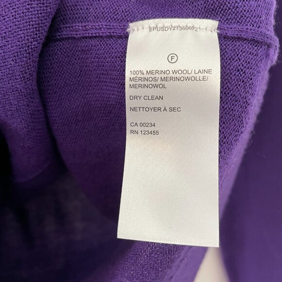 Lord & Taylor Extra Fine Merino Wool Cardigan - NWT - Picture 9 of 9